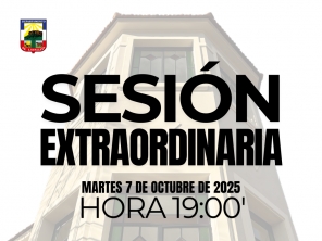 Sesión Extraordinaria del día martes 7 de octubre de 2025.